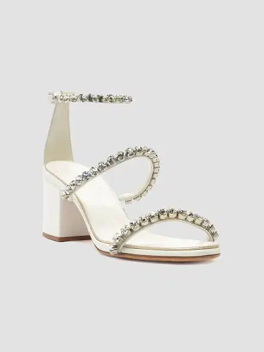 Alexandre Birman Women's Alexa Crystals Bridal 60MM Leather Sandals - White | Thumbnail 2 Alexandre Birman Women's Alexa Crystals Bridal 60MM Leather Sandals - White | Thumbnail 2