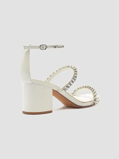 Alexandre Birman Women's Alexa Crystals Bridal 60MM Leather Sandals - White | Thumbnail 4 Alexandre Birman Women's Alexa Crystals Bridal 60MM Leather Sandals - White | Thumbnail 4