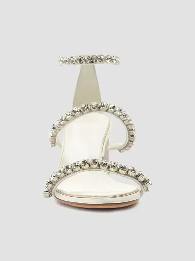 Alexandre Birman Women's Alexa Crystals Bridal 60MM Leather Sandals - White | Thumbnail 5 Alexandre Birman Women's Alexa Crystals Bridal 60MM Leather Sandals - White | Thumbnail 5