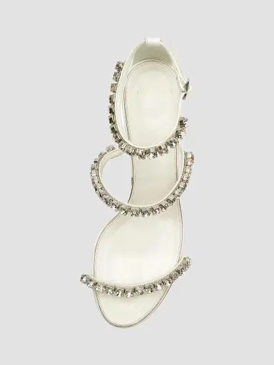 Alexandre Birman Women's Alexa Crystals Bridal 60MM Leather Sandals - White | Thumbnail 7 Alexandre Birman Women's Alexa Crystals Bridal 60MM Leather Sandals - White | Thumbnail 7