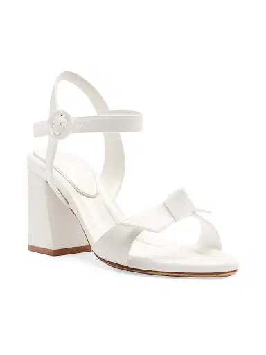 Alexandre Birman Women's Clarita 75MM Flare Bridal Sandals - Pearl White | Thumbnail 2 Alexandre Birman Women's Clarita 75MM Flare Bridal Sandals - Pearl White | Thumbnail 2