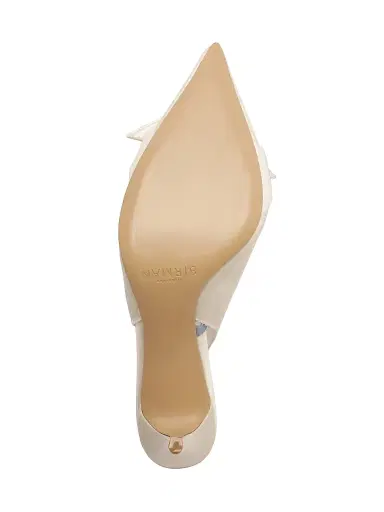 Alexandre Birman Women's Clarita Classic 5MM Leather Slingback Pumps - Bianco | Thumbnail 8 Alexandre Birman Women's Clarita Classic 5MM Leather Slingback Pumps - Bianco | Thumbnail 8