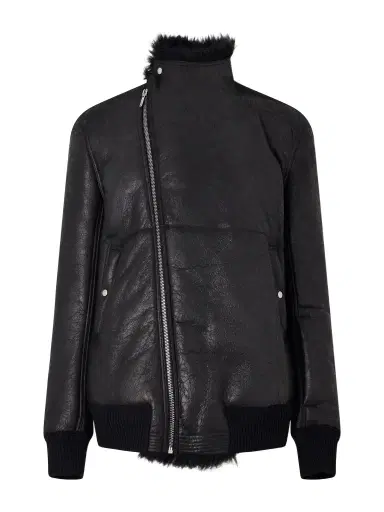 Rick Owens Hollywood Flight Shearling Jacket - Men | Thumbnail 1 Rick Owens Hollywood Flight Shearling Jacket - Men | Thumbnail 1