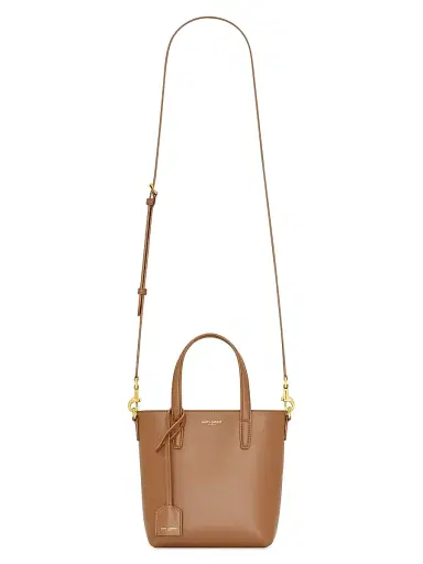 Saint Laurent Women's Mini Toy Shopping Bag - Fox | Thumbnail 4 Saint Laurent Women's Mini Toy Shopping Bag - Fox | Thumbnail 4