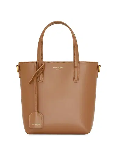 Saint Laurent Women's Mini Toy Shopping Bag - Fox | Thumbnail 1 Saint Laurent Women's Mini Toy Shopping Bag - Fox | Thumbnail 1