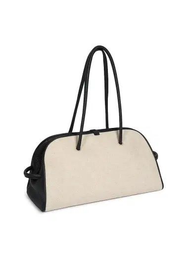 Jacquemus Women's Le Turismo Canvas Leather-Trimmed Bowler Bag | Thumbnail 5 Jacquemus Women's Le Turismo Canvas Leather-Trimmed Bowler Bag | Thumbnail 5