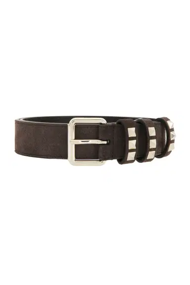 Valentino Garavani Rockstud 30 Suede Belt | Thumbnail 3 Valentino Garavani Rockstud 30 Suede Belt | Thumbnail 3
