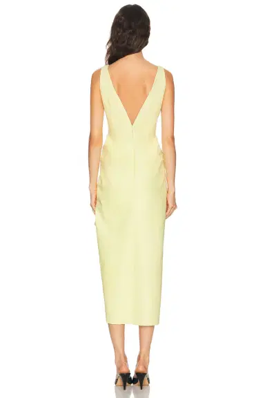 Givenchy V-Neck Leather Dress | Thumbnail 3 Givenchy V-Neck Leather Dress | Thumbnail 3