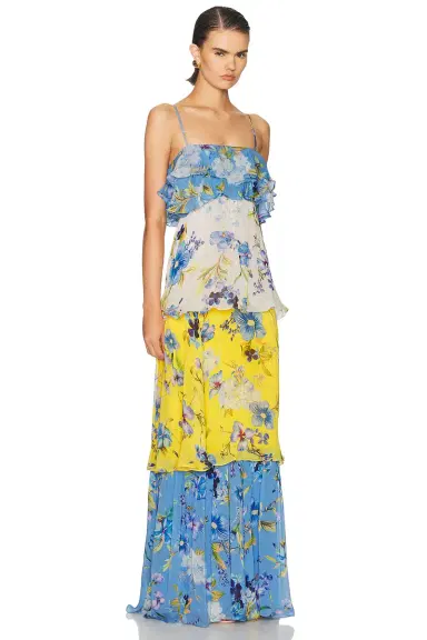 Hemant & Nandita Tiered Maxi Dress | Thumbnail 2 Hemant & Nandita Tiered Maxi Dress | Thumbnail 2