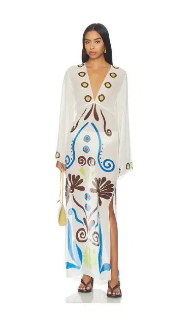 Cala de la Cruz Aysha Kaftan Dress | Thumbnail 1 Cala de la Cruz Aysha Kaftan Dress | Thumbnail 1