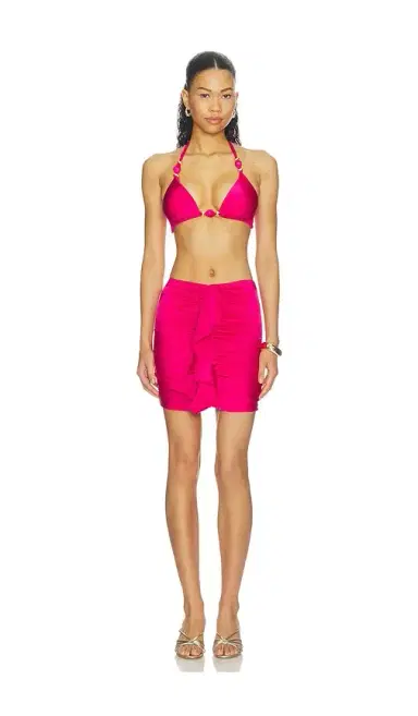 PatBo Aurora Lycra Halterneck Bikini Top | Thumbnail 4 PatBo Aurora Lycra Halterneck Bikini Top | Thumbnail 4