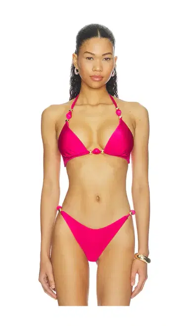 PatBo Aurora Lycra Halterneck Bikini Top | Thumbnail 1 PatBo Aurora Lycra Halterneck Bikini Top | Thumbnail 1