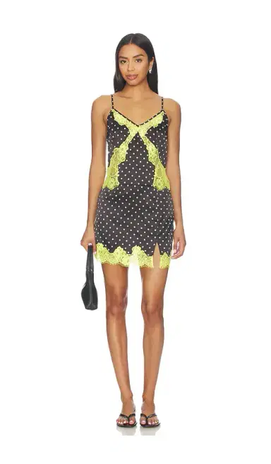 Fleur du Mal Juliet Lace Dotted Slip Skirt | Thumbnail 5 Fleur du Mal Juliet Lace Dotted Slip Skirt | Thumbnail 5