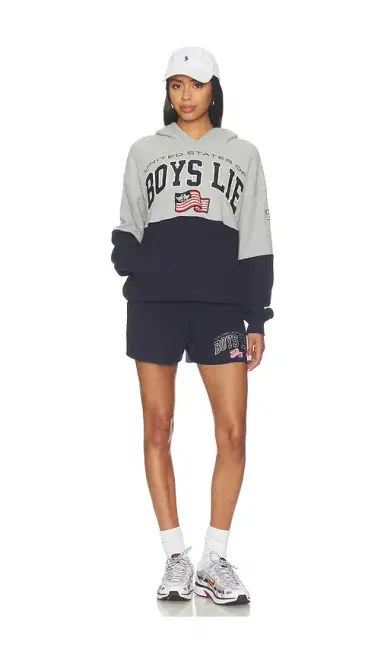 Boys Lie United States Of Boys Lie Thermal Racer Hoodie | Thumbnail 4 Boys Lie United States Of Boys Lie Thermal Racer Hoodie | Thumbnail 4