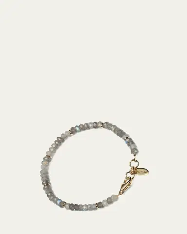 Jan Leslie Men's Labradorite Beaded Bracelet | Thumbnail 2 Jan Leslie Men's Labradorite Beaded Bracelet | Thumbnail 2