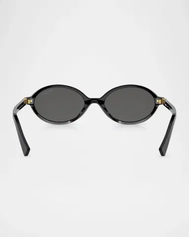 Miu Miu Acetate Oval Sunglasses | Thumbnail 4 Miu Miu Acetate Oval Sunglasses | Thumbnail 4