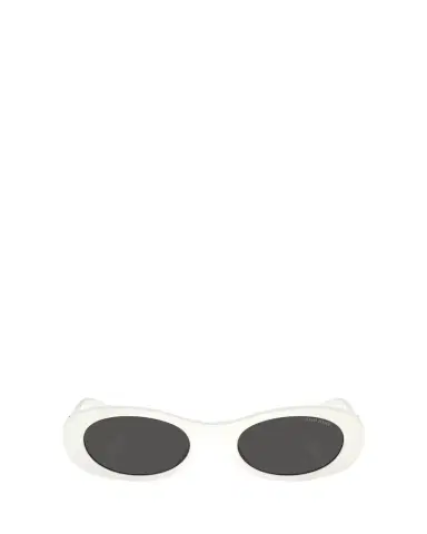 Miu Miu Logo Acetate Oval Sunglasses | Thumbnail 1 Miu Miu Logo Acetate Oval Sunglasses | Thumbnail 1