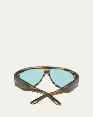 Tom Ford Men's Bronson T-Logo Shield Sunglasses | Thumbnail 12 Tom Ford Men's Bronson T-Logo Shield Sunglasses | Thumbnail 12