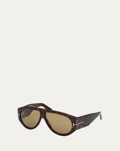Tom Ford Men's Bronson T-Logo Shield Sunglasses | Thumbnail 7 Tom Ford Men's Bronson T-Logo Shield Sunglasses | Thumbnail 7