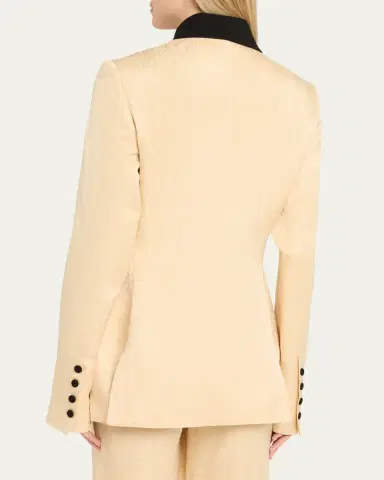 Rosie Assoulin Row Row Row Your Buttons Jacquard Jacket | Thumbnail 3 Rosie Assoulin Row Row Row Your Buttons Jacquard Jacket | Thumbnail 3
