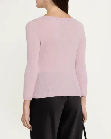 Vince Boat-Neck Cashmere-Silk Top | Thumbnail 3 Vince Boat-Neck Cashmere-Silk Top | Thumbnail 3