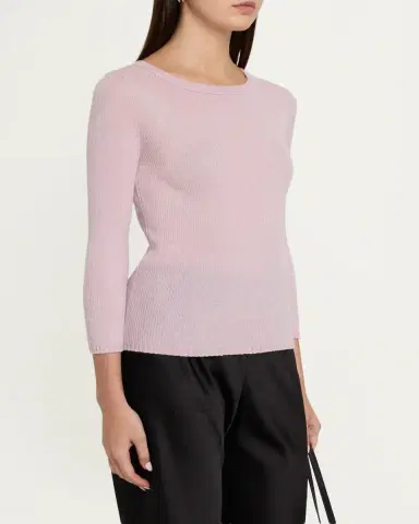 Vince Boat-Neck Cashmere-Silk Top | Thumbnail 4 Vince Boat-Neck Cashmere-Silk Top | Thumbnail 4