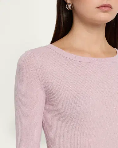 Vince Boat-Neck Cashmere-Silk Top | Thumbnail 5 Vince Boat-Neck Cashmere-Silk Top | Thumbnail 5