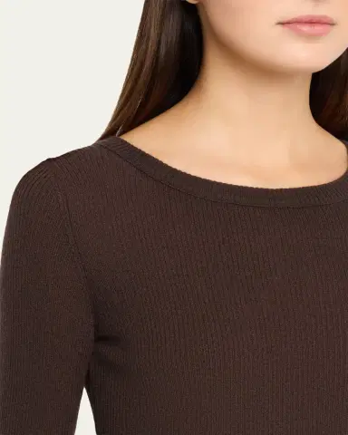 Vince Boat-Neck Cashmere-Silk Top | Thumbnail 10 Vince Boat-Neck Cashmere-Silk Top | Thumbnail 10