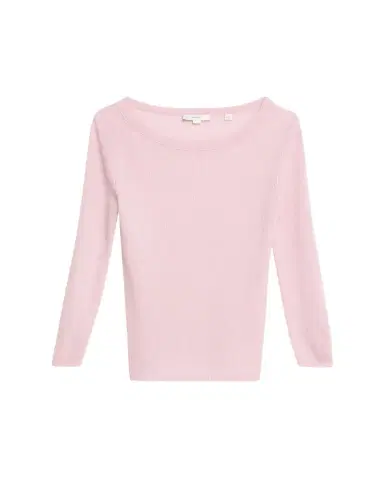Vince Boat-Neck Cashmere-Silk Top | Thumbnail 1 Vince Boat-Neck Cashmere-Silk Top | Thumbnail 1