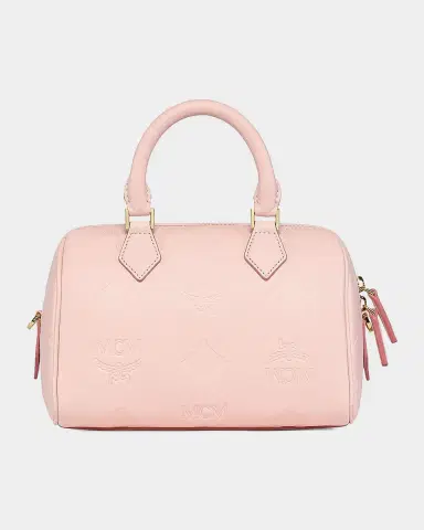 MCM Ella Boston Small Visetos Leather Crossbody Bag | Thumbnail 2 MCM Ella Boston Small Visetos Leather Crossbody Bag | Thumbnail 2
