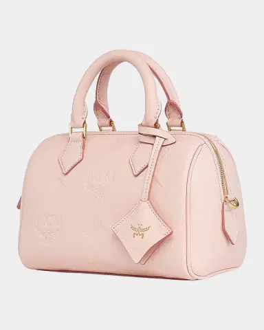 MCM Ella Boston Small Visetos Leather Crossbody Bag | Thumbnail 5 MCM Ella Boston Small Visetos Leather Crossbody Bag | Thumbnail 5