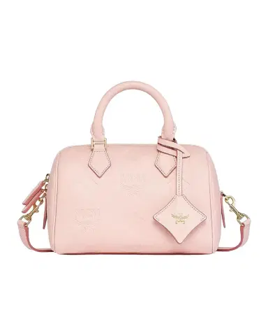 MCM Ella Boston Small Visetos Leather Crossbody Bag | Thumbnail 1 MCM Ella Boston Small Visetos Leather Crossbody Bag | Thumbnail 1