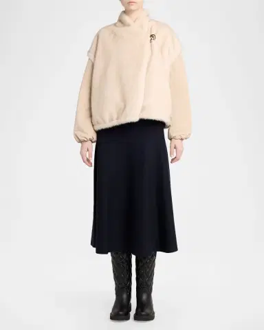 Moncler Chardonneret 2-in-1 Reversible Teddy Down Jacket | Thumbnail 2 Moncler Chardonneret 2-in-1 Reversible Teddy Down Jacket | Thumbnail 2