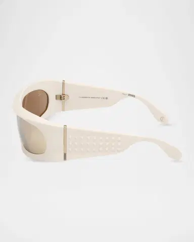 Christian Louboutin Men's Spikes Acetate Rectangle Sunglasses | Thumbnail 2 Christian Louboutin Men's Spikes Acetate Rectangle Sunglasses | Thumbnail 2