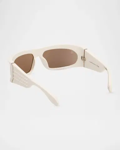 Christian Louboutin Men's Spikes Acetate Rectangle Sunglasses | Thumbnail 3 Christian Louboutin Men's Spikes Acetate Rectangle Sunglasses | Thumbnail 3