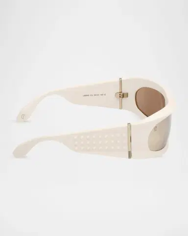 Christian Louboutin Men's Spikes Acetate Rectangle Sunglasses | Thumbnail 6 Christian Louboutin Men's Spikes Acetate Rectangle Sunglasses | Thumbnail 6