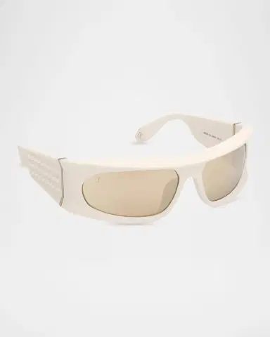 Christian Louboutin Men's Spikes Acetate Rectangle Sunglasses | Thumbnail 7 Christian Louboutin Men's Spikes Acetate Rectangle Sunglasses | Thumbnail 7