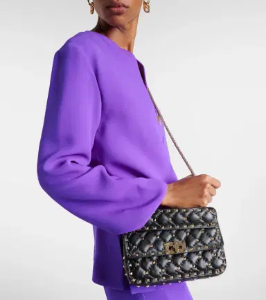 Valentino Garavani Rockstud Spike Small leather top-handle bag | Thumbnail 4 Valentino Garavani Rockstud Spike Small leather top-handle bag | Thumbnail 4