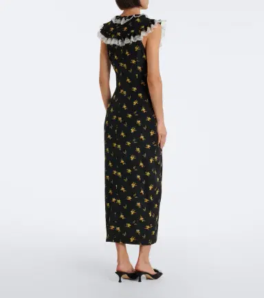 Alessandra Rich Bow-detail floral silk gown | Thumbnail 3 Alessandra Rich Bow-detail floral silk gown | Thumbnail 3