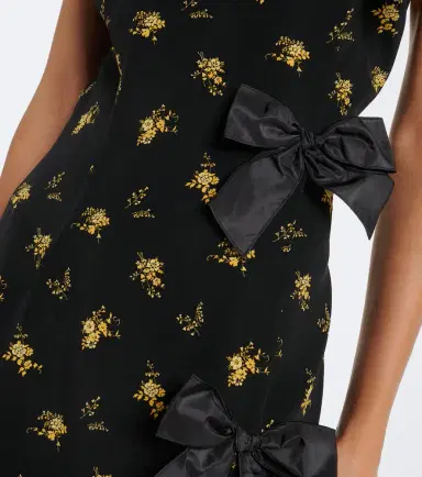 Alessandra Rich Bow-detail floral silk gown | Thumbnail 4 Alessandra Rich Bow-detail floral silk gown | Thumbnail 4