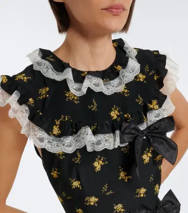 Alessandra Rich Bow-detail floral silk gown | Thumbnail 5 Alessandra Rich Bow-detail floral silk gown | Thumbnail 5