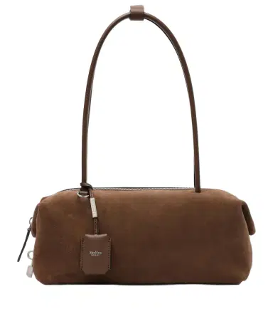 Max Mara Medium suede shoulder bag | Thumbnail 1 Max Mara Medium suede shoulder bag | Thumbnail 1