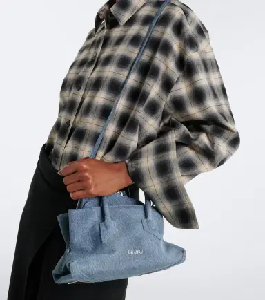The Attico La Passeggiata Mini denim top-handle bag | Thumbnail 5 The Attico La Passeggiata Mini denim top-handle bag | Thumbnail 5