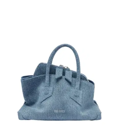 The Attico La Passeggiata Mini denim top-handle bag | Thumbnail 1 The Attico La Passeggiata Mini denim top-handle bag | Thumbnail 1