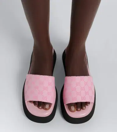 Gucci GG canvas platform slides | Thumbnail 6 Gucci GG canvas platform slides | Thumbnail 6