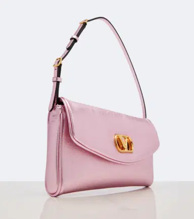 Valentino Garavani DeVain Small metallic leather shoulder bag | Thumbnail 3 Valentino Garavani DeVain Small metallic leather shoulder bag | Thumbnail 3
