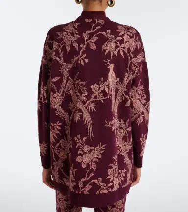 Etro Floral jacquard wool-blend cardigan | Thumbnail 3 Etro Floral jacquard wool-blend cardigan | Thumbnail 3
