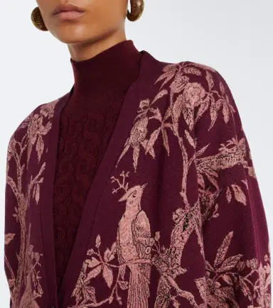 Etro Floral jacquard wool-blend cardigan | Thumbnail 5 Etro Floral jacquard wool-blend cardigan | Thumbnail 5