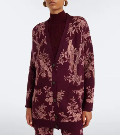 Etro Floral jacquard wool-blend cardigan | Thumbnail 6 Etro Floral jacquard wool-blend cardigan | Thumbnail 6