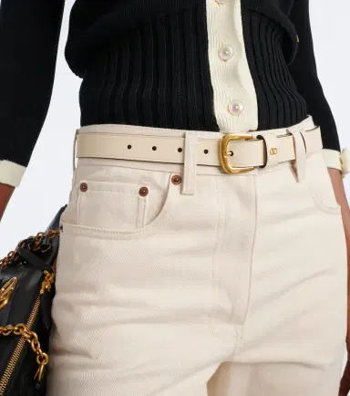 Valentino Garavani VLogo leather belt | Thumbnail 3 Valentino Garavani VLogo leather belt | Thumbnail 3
